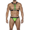 CUT4MEN Jockstrap Snap Noir-Vert